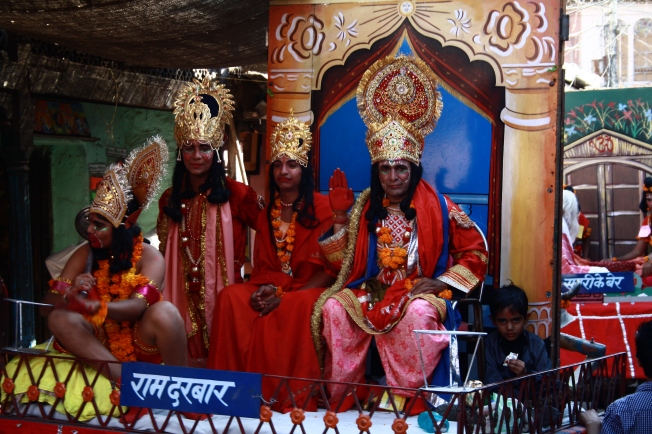 And there is a perfect picture- The Ram Darbar - Ram, Sita, Laxman and our loved Hanuman